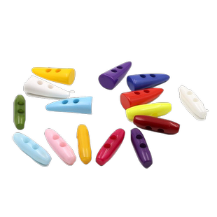 彩色树脂牛角扣风衣大衣搭扣钮扣儿童毛衣装饰橄榄小扣子纽扣辅料