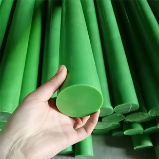 80mm直径加工定制绿色MC含油尼龙棒 绿色尼龙棒10