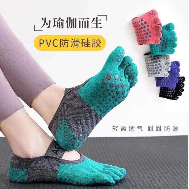 瑜伽鞋室内专用运动鞋女款静音防滑软底鞋瑜伽普拉提五指鞋健身袜