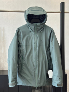 鹅绒服阿斯本硬壳压胶滑雪服冲锋羽绒服防风防雨滑雪外套男女同款