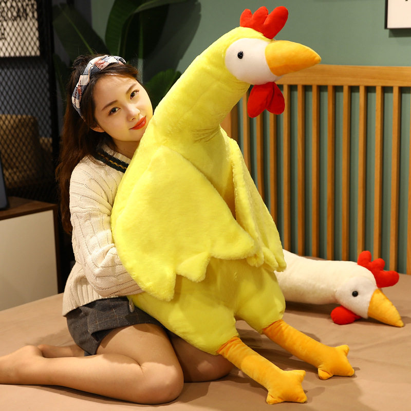 仿真小黄鸡少女心礼物毛绒玩具