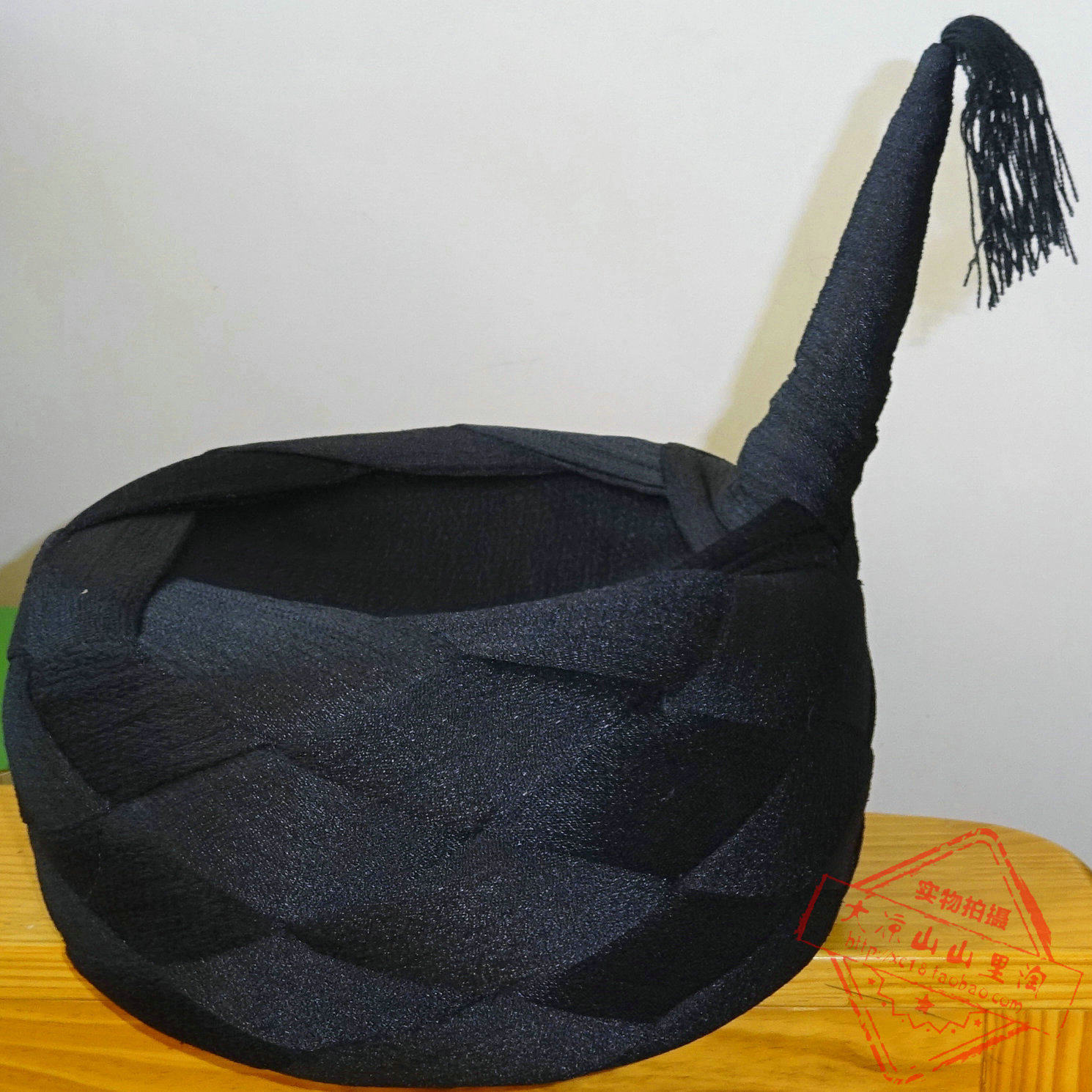 彝族纱帽男士帽子包头帕男孩帽彝族演出道具配饰头饰帽子民族传统