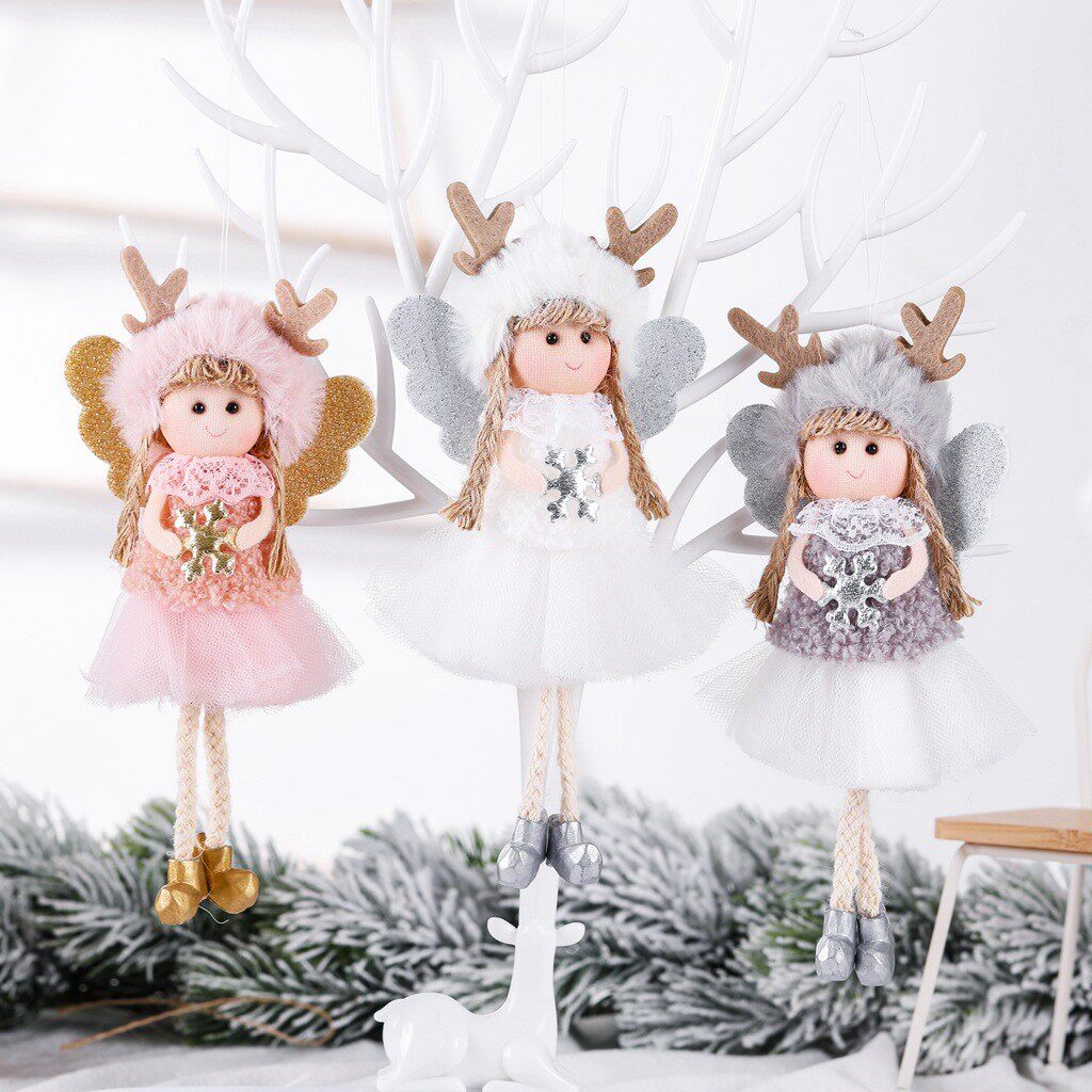 girl doll pendant christmas tree pendant decoration圣诞挂件