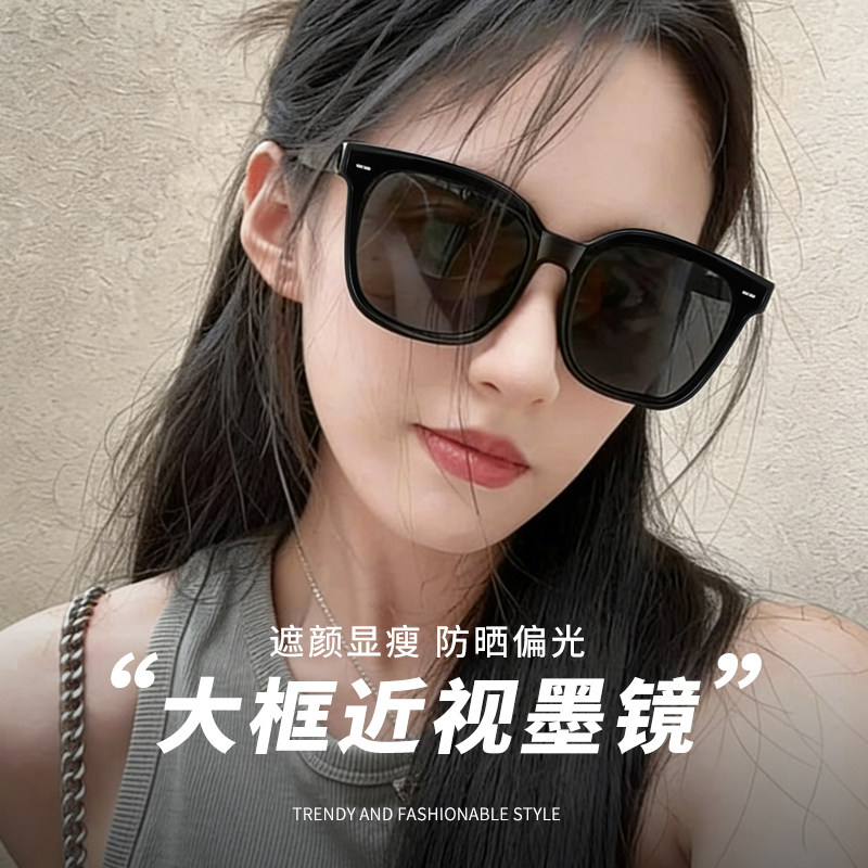 有度数的墨镜女款适合方圆脸偏光图片