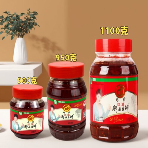 四川郫县丹丹红油豆瓣酱蚕豆辣椒