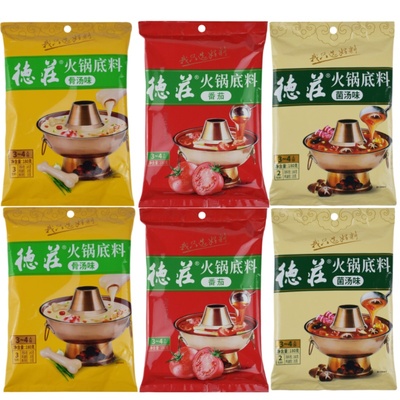 德庄不辣火锅底料蒙氏火锅清汤料