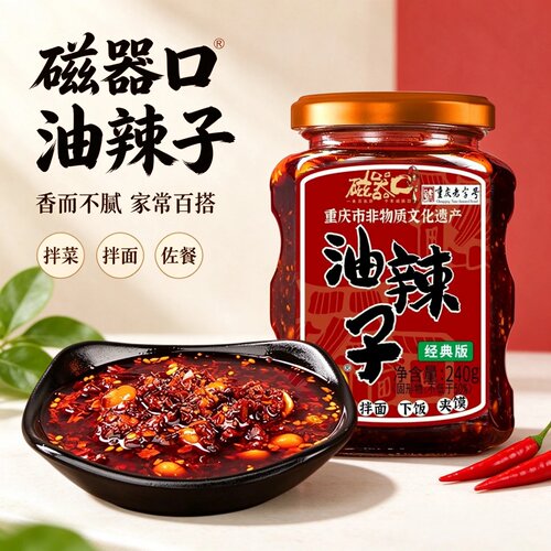 磁器口油辣子240克重庆油泼辣子