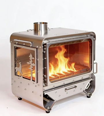 梧桐战锤壁炉户外柴火炉三面观火窗设计氛围感强燃烧更均匀充分