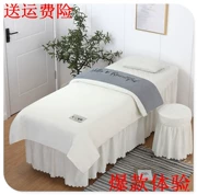 Massage giường trải giường kiểu váy đẹp giường bốn mảnh đặt cao cấp khử trùng giường bìa thẩm mỹ viện cung cấp vật lý trị liệu ngực - Trang bị tấm