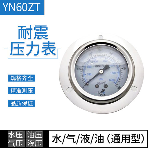全规格轴向耐震压力表