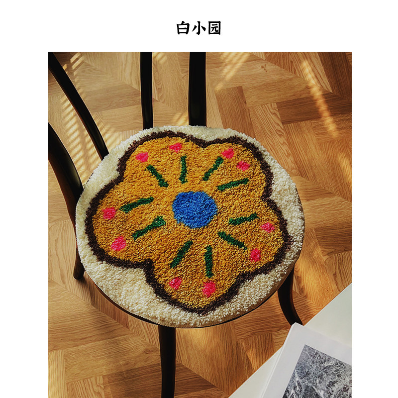 圆形坐垫屁股垫四季卡通防滑凳子垫可爱办公室座垫汽车椅垫榻榻米,居家布艺,椅垫,淘宝优惠券,粉丝福利购,淘宝优惠卷