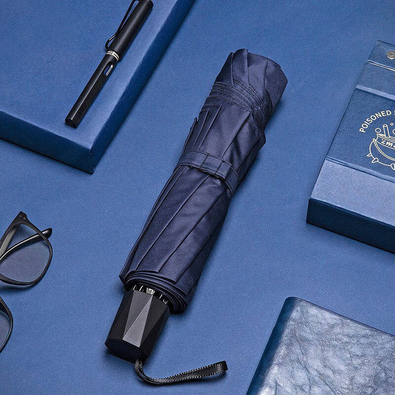 红叶伞10骨超大号折叠雨伞男士商务伞坚固防晒遮阳