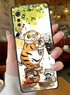 猛虎下山适用于LG Velvet 2pro Velvet V60 V50 G8S G8 G7 PLUS手机壳防摔全包硅胶黑色软壳保护套新款定制