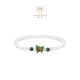 周大福 Монолог на 30 градусов северная широта бабочка ретро золотой браслет MR1756 подарок