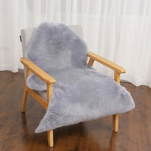 短毛沙发垫皮毛坐垫羊剪绒椅子B垫皮毛一体羊毛垫纯羊毛毯瑜珈垫
