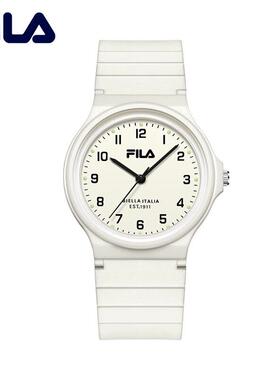 斐乐FILA手表女百搭女表防水石英表初高中学生手表时尚硅胶女表