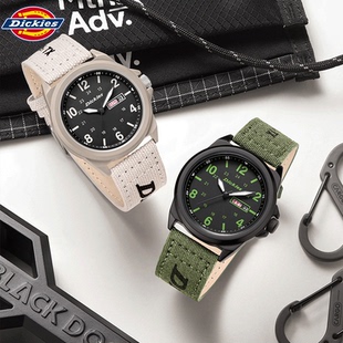 Dickies手表男官方正品初中高中学生潮流腕表女运动户外石英夜光