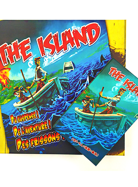 逃离亚特兰蒂斯桌游 Survive中文加章鱼人数扩展成人生存逃生游戏