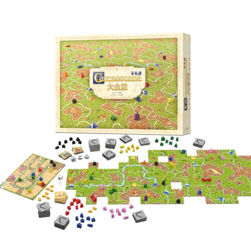 卡卡颂3.0桌游 卡卡城豪华大盒含11扩展经典成人儿童休闲聚会游戏