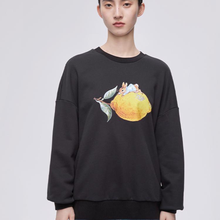 播Peter Rabbit联名系列2023春显瘦宽松连帽小众卫衣女BDQ1VD0326