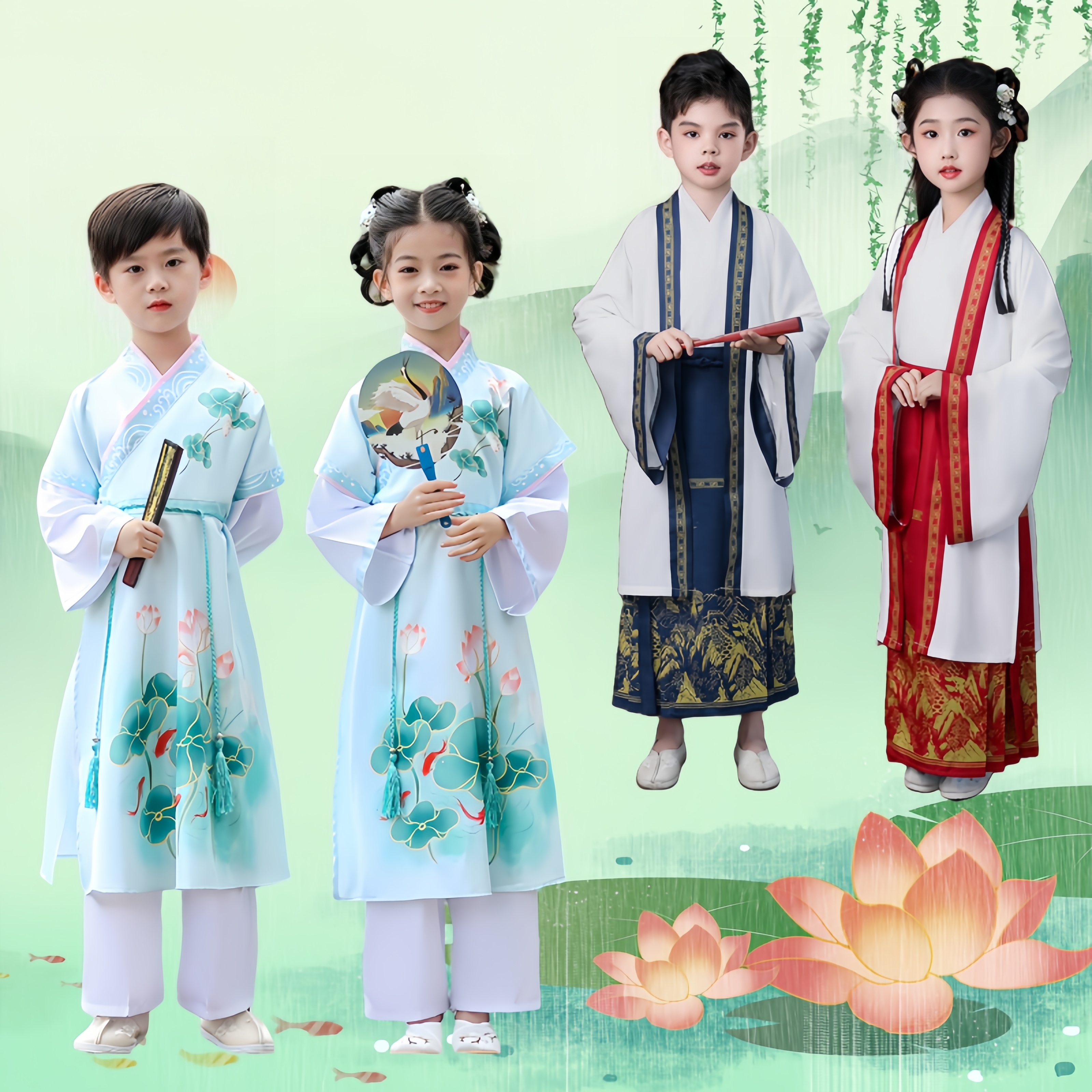 中国风古装演出服汉服