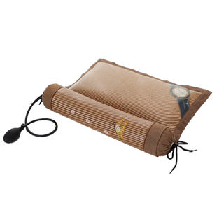 颈椎枕枕芯专用圆柱形充气护颈枕单人硬枕头护劲椎助睡眠睡觉男女