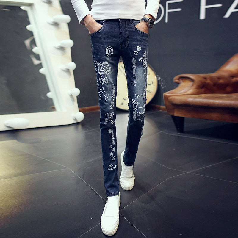 Jeans pour adolescent pieds Slim pour été - Ref 1462827 Image 3