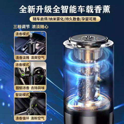 觅处车载香薰持久留香雾化器自动喷香2025新款奔驰除异味女男士