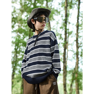 RS家0涤毛衣面料重工中大男童毛衣高弹质感外穿内搭休闲儿童上衣