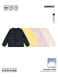 RS家25冬款日系女男童轻薄保暖内胆羽绒服儿童中大童休闲外套潮