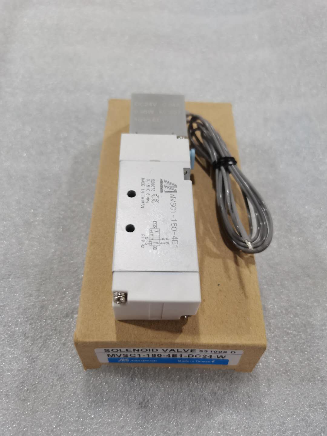 电磁阀MVSD MVSC1 -180-4E1-DC24V-W台湾金器Mindman全新原装现货