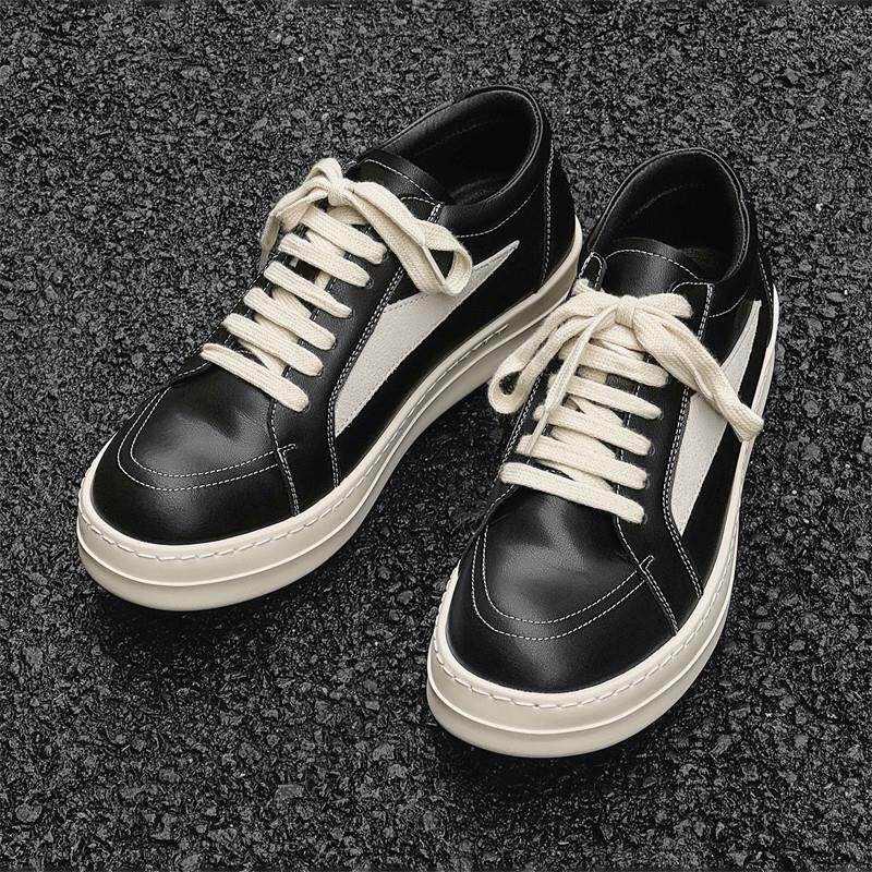 男鞋夏季2025新款休闲鞋厚底透气皮鞋男爆款鞋子男款男士板鞋ro