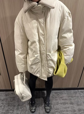 Verso 2025冬季新款韩系简约百搭翻领宽松鹅绒服