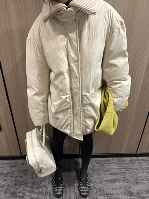 Verso 2025冬季新款韩系简约百搭翻领宽松鹅绒服