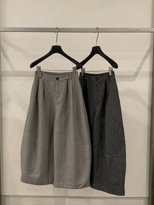 Low flat 正品2025秋冬新韩版羊毛九分气球阔腿 5230