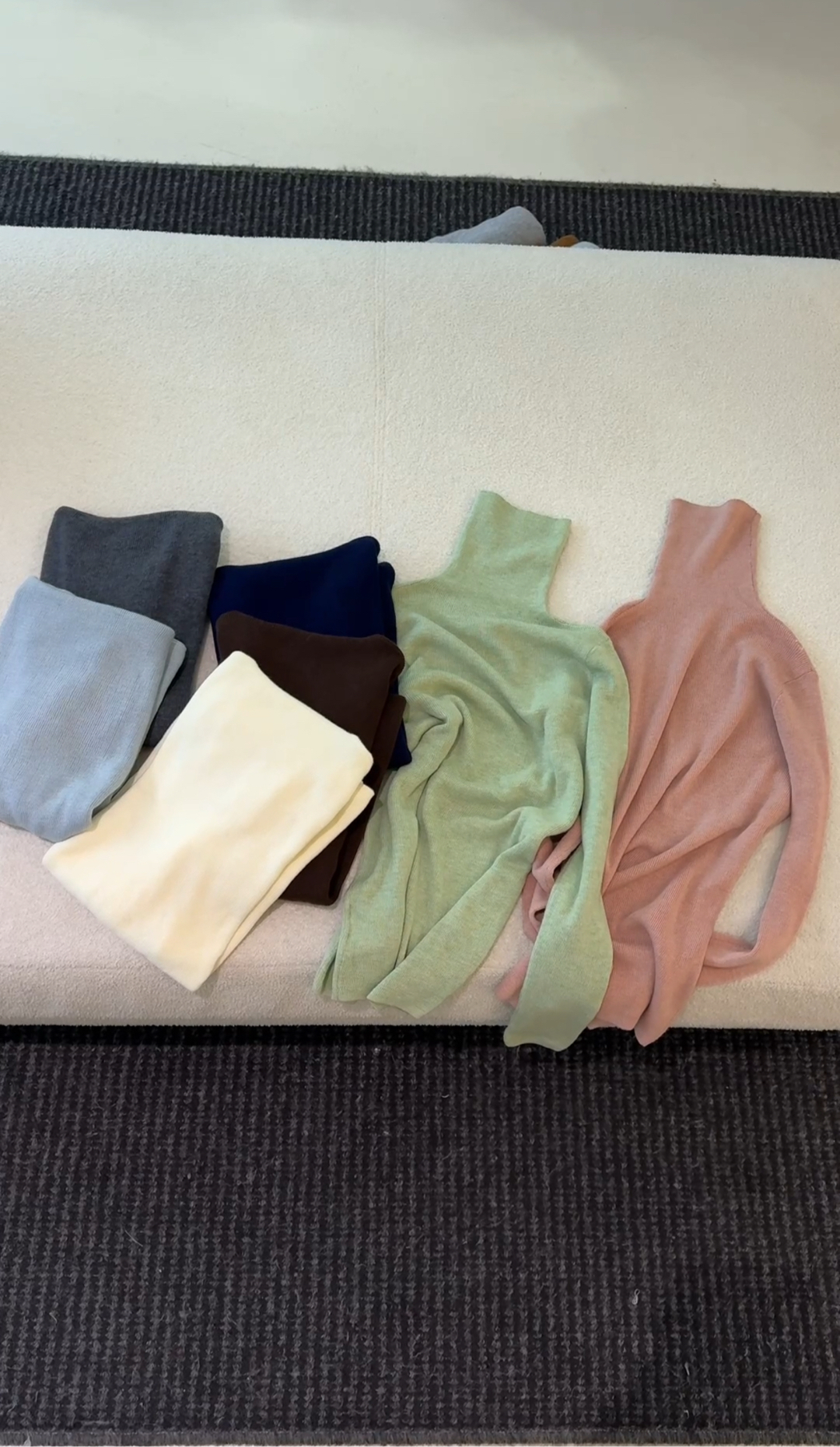 AMIDI 2025冬季新款韩系简约百搭高领修身显瘦羊毛打底