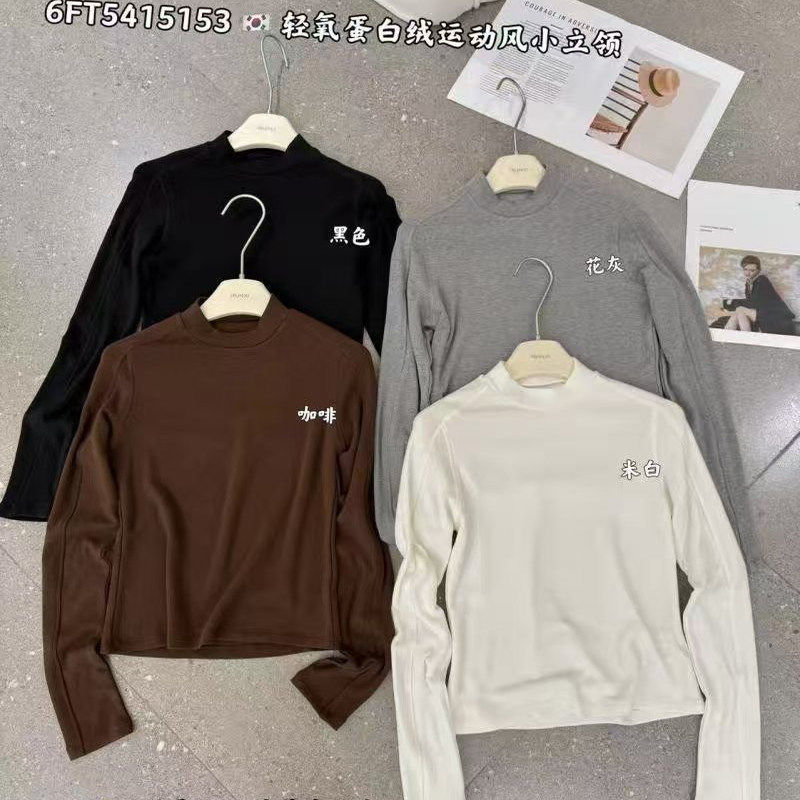 闰熙家5153修身显瘦运动风T恤