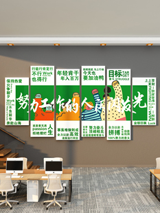 企业文化设计办公室司楼梯墙面装饰员工激励志标语氛围布置挂画贴