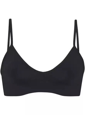 SK金姐家SOFT SMOOTHING 三角杯内衣bralette大码黑色舒适无胸垫
