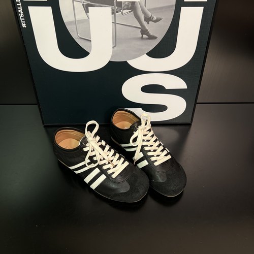 复古拼色德训鞋女2025秋季新款圆头系带舒适百搭运动休闲鞋