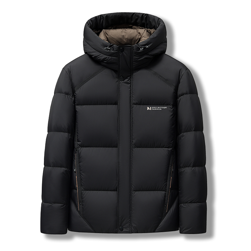 清仓捡漏！出口外贸高端尾货男装冬季休闲连帽保暖羽绒服男款外套