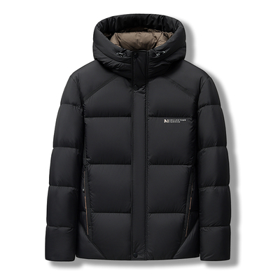 清仓捡漏！出口外贸高端尾货男装冬季休闲连帽保暖羽绒服男款外套