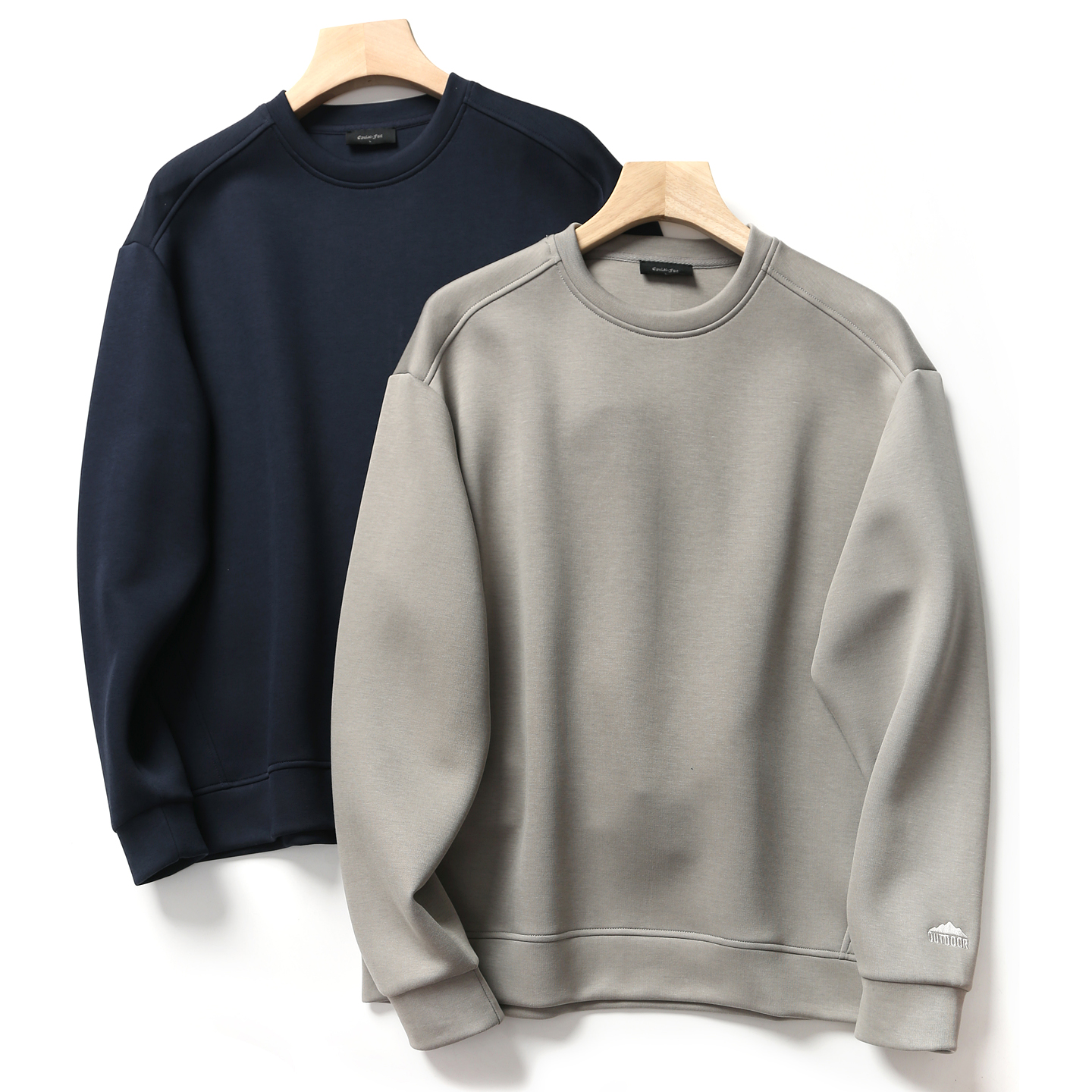 清仓捡漏！外贸出口转内销男士春秋宽松休闲长袖圆领卫衣外套男款