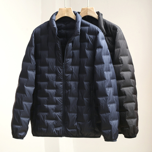 捡漏余单 秋冬90鸭绒轻薄保暖羽绒服外套男 出口外贸原单尾货男装