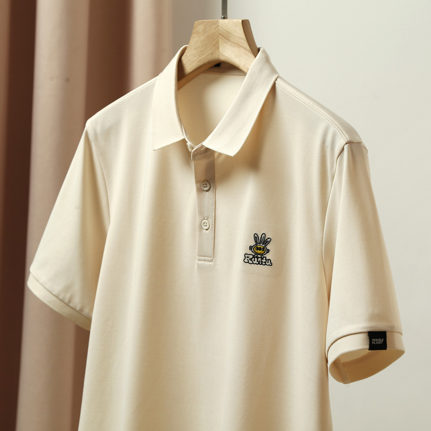 尾货清仓 含丝光棉外贸尾货剪标男装夏季休闲翻领短袖T恤polo衫男