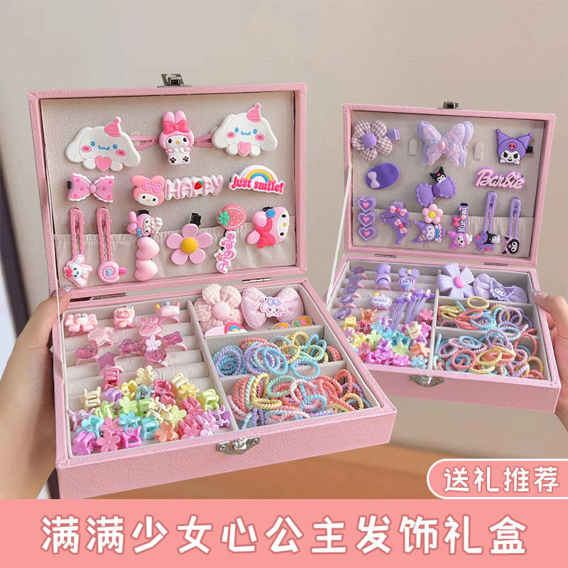 高端儿童发饰套装礼盒女童生日