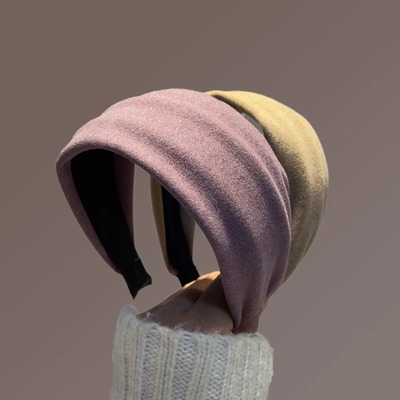 宽边发箍简约百搭网红爆款针织