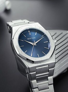 【高清矿物质镜面】瑞士品牌男士手表防水全自动石英新款商务简约