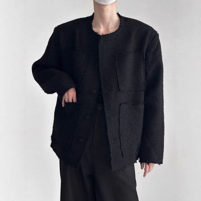 小2025痞帅男高级感编织外套潮