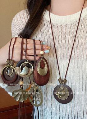 项饰2026新中式长款毛衣链设计